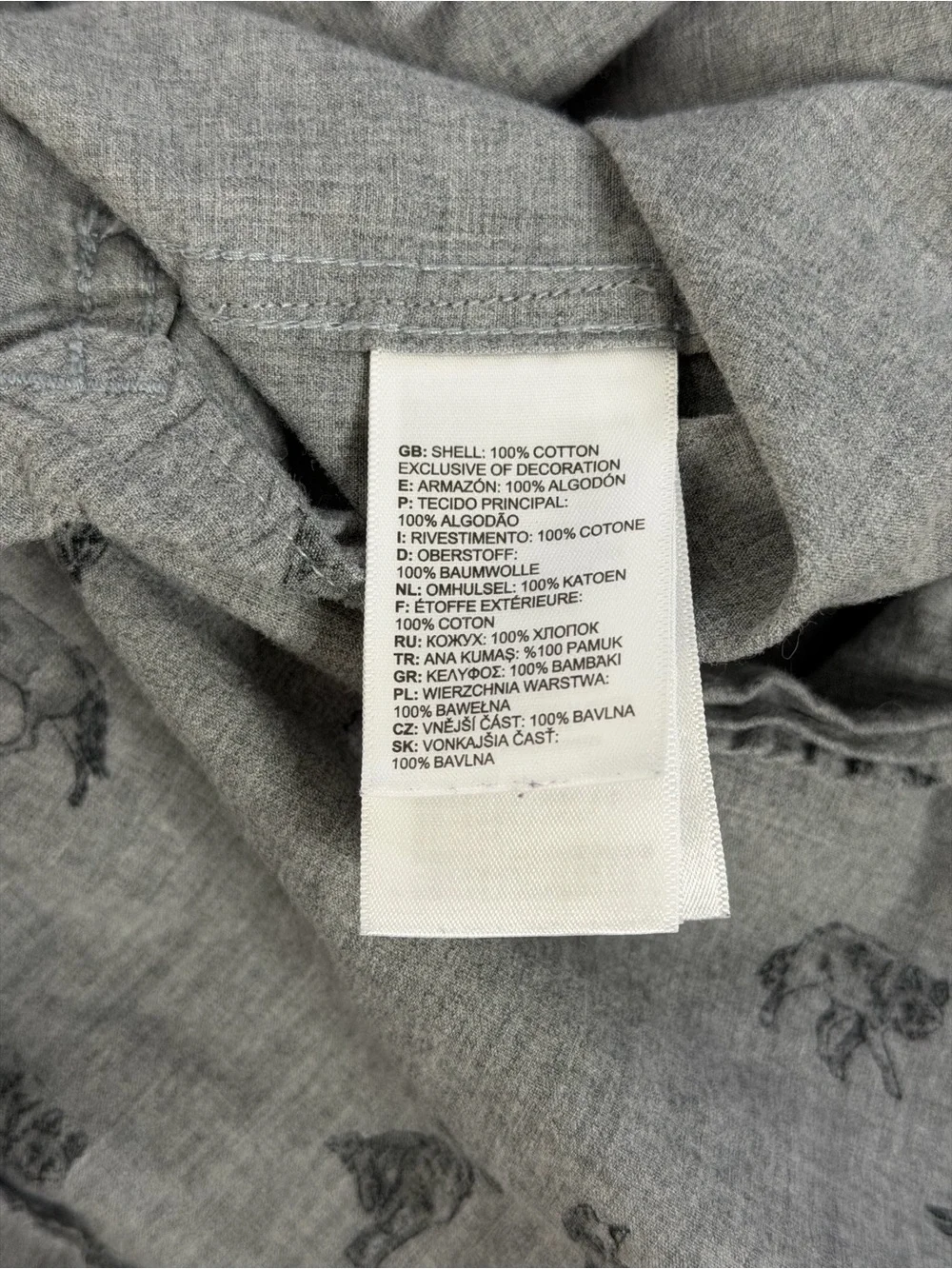 North Face Wolf Button Down Shirt 100% cotton - size Large